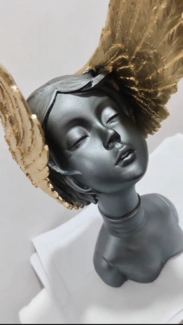 Angel Girl Antique Statue