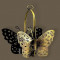Metal Butterfly Candle Holder